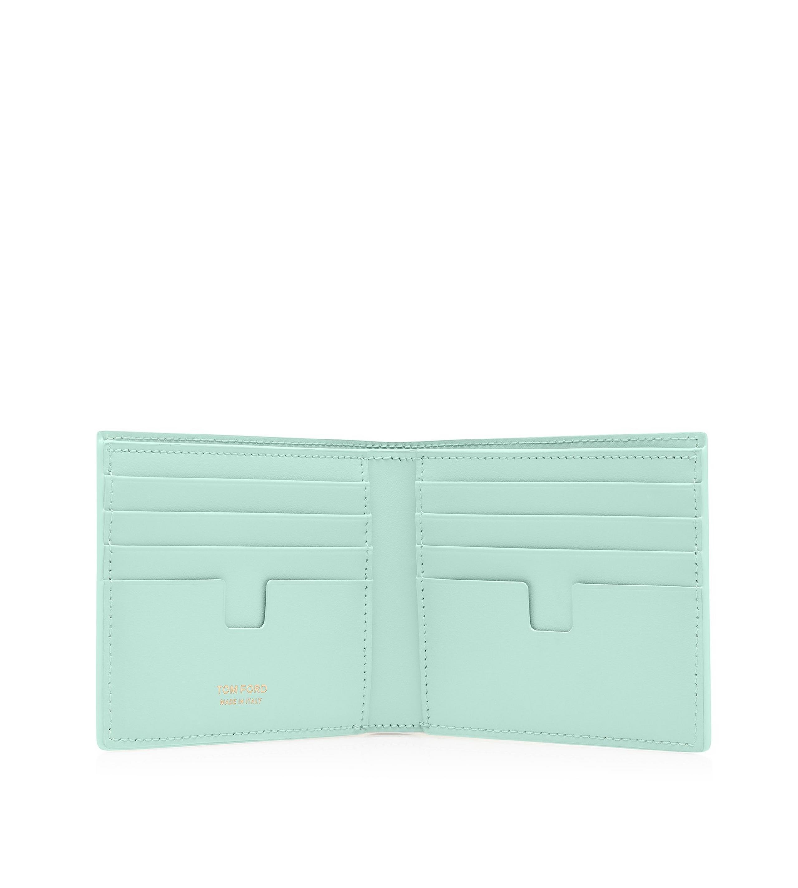 PRINTED CROC BIFOLD WALLET - 2