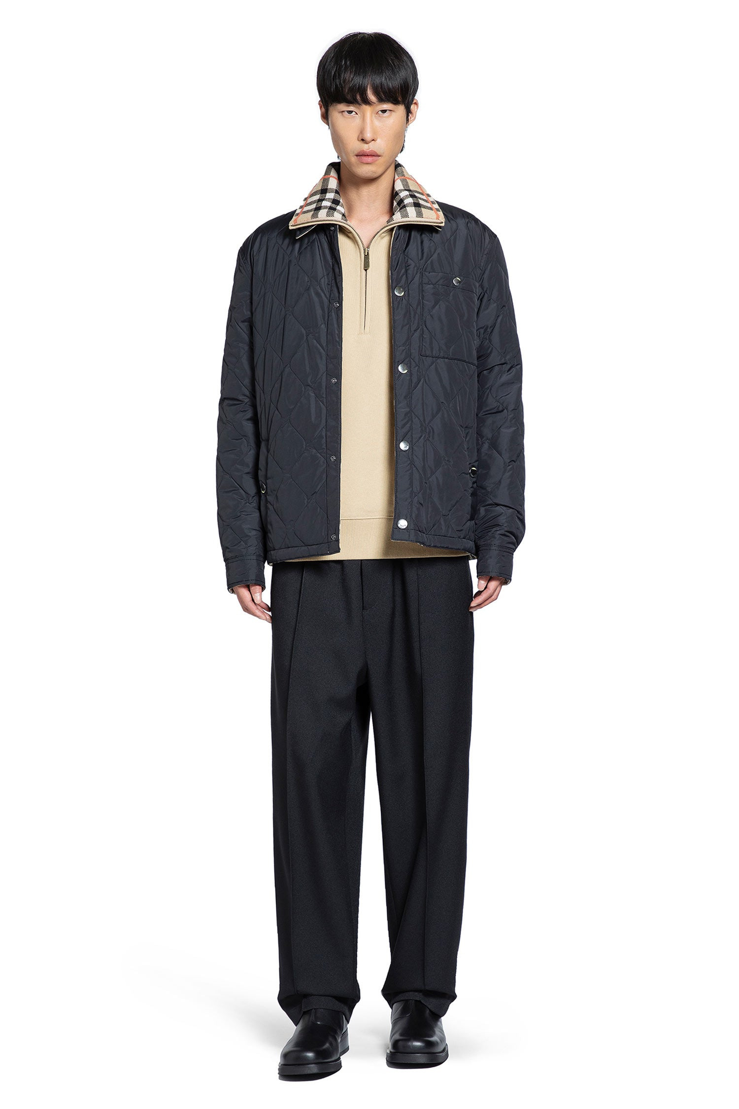 Reversible Quilted Nylon Overshirt - 6