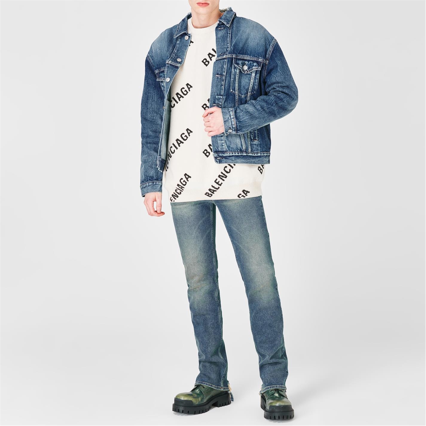 REAR LOGO DENIM JACKET - 2
