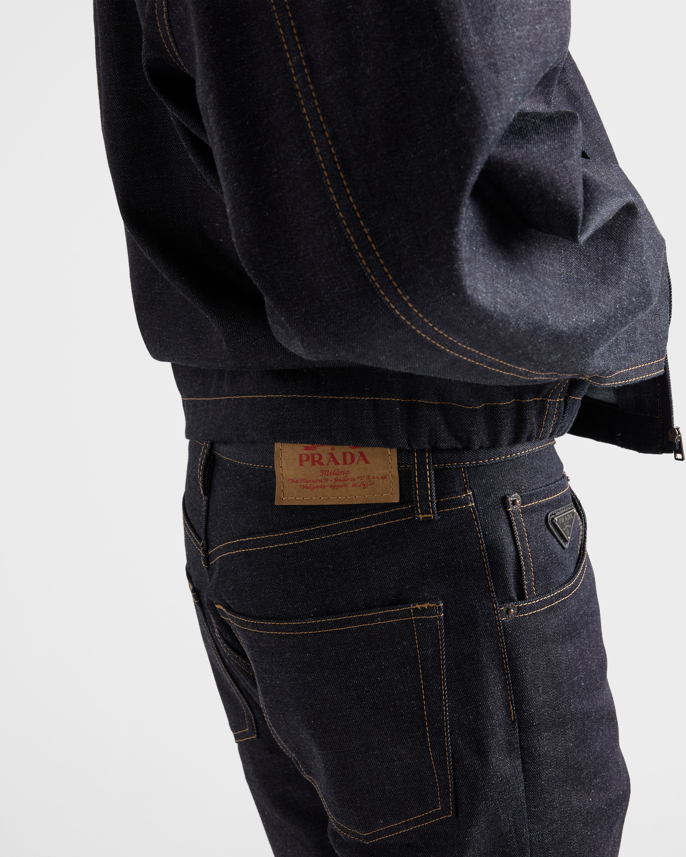 Regular raw denim jeans - 3