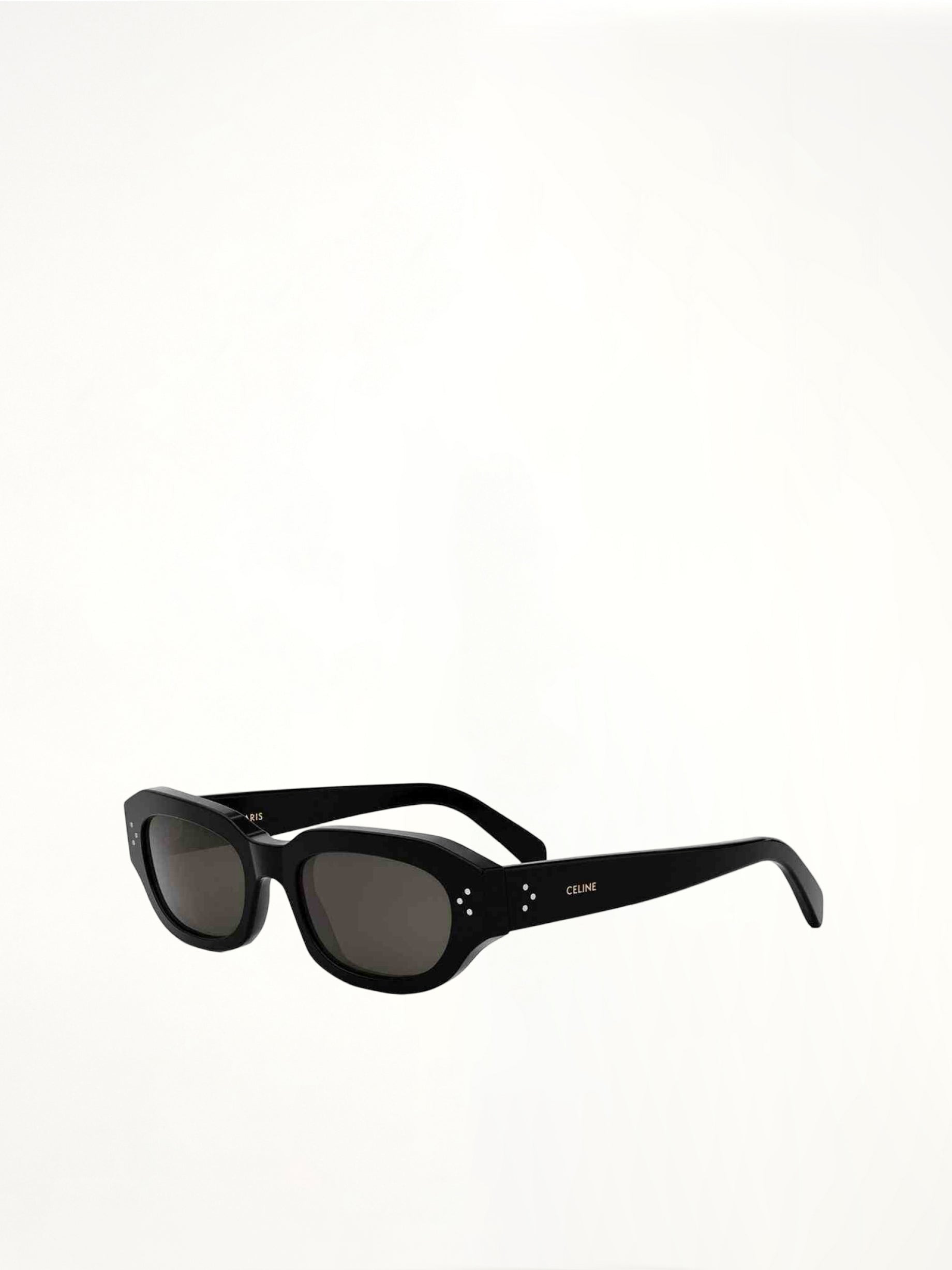 Celine CL40314I Acetate Sunglasses in Black/Silver - 2
