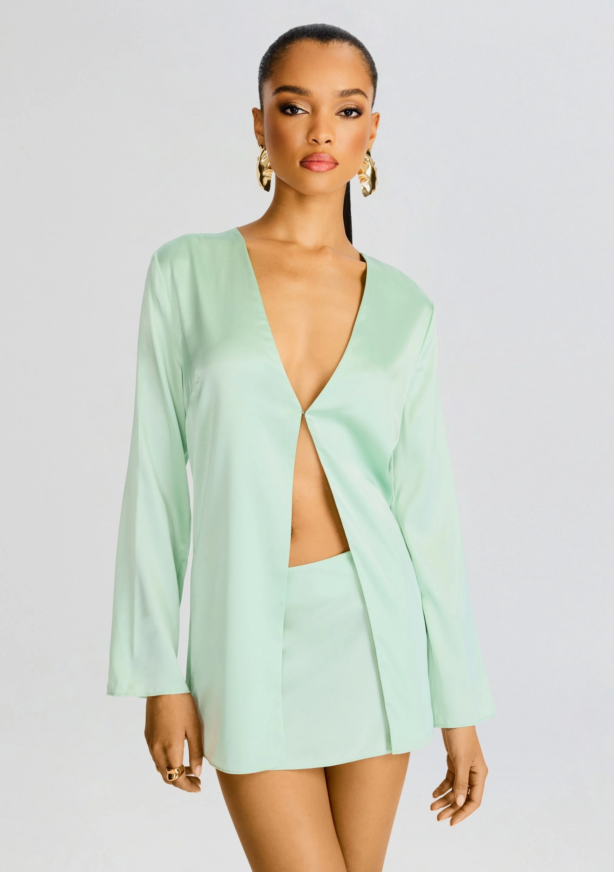 ODELIA SILK BLOUSE - 1