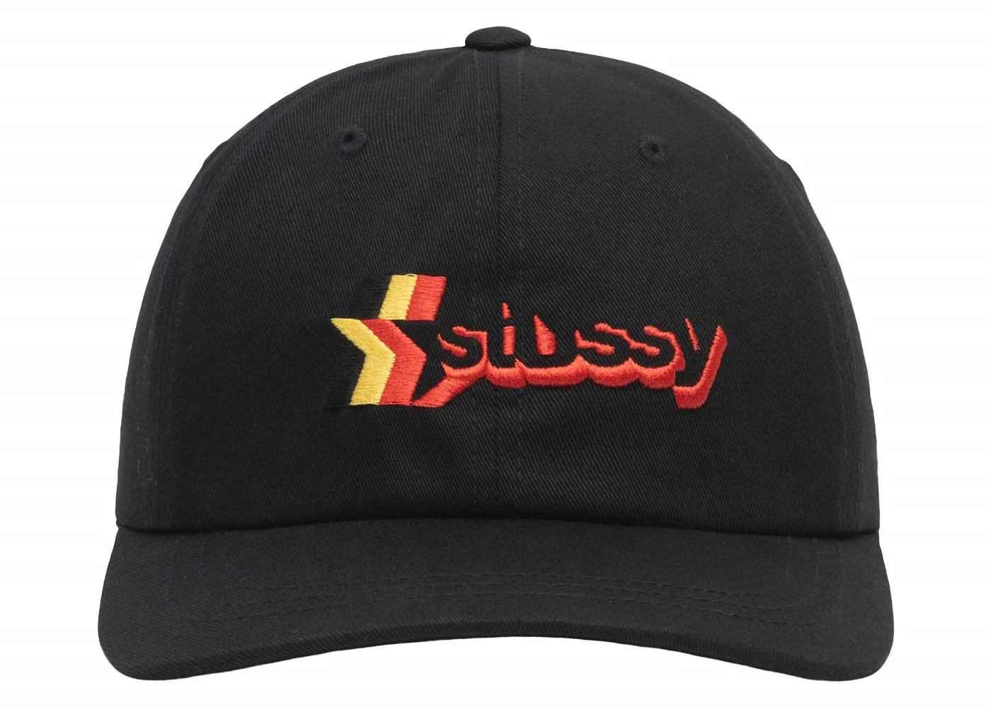 Stussy Low Pro 3 Star Strapback Black - 1