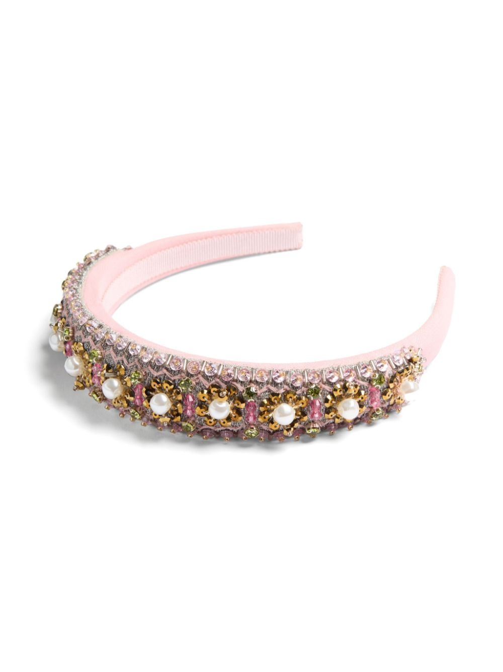 embroidered headband - 2