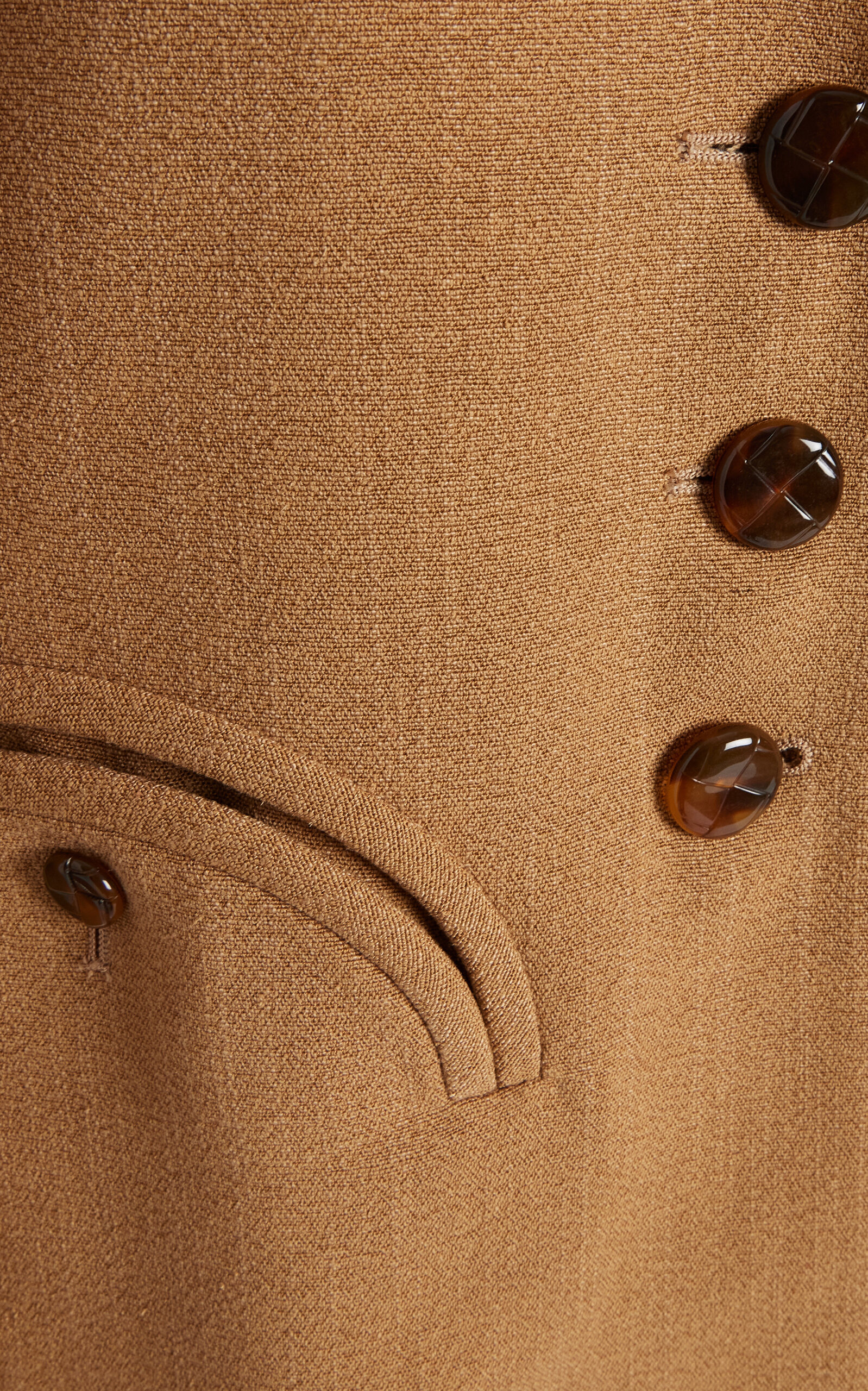 Khayam Lovat Silk-Blend Blazer brown - 5