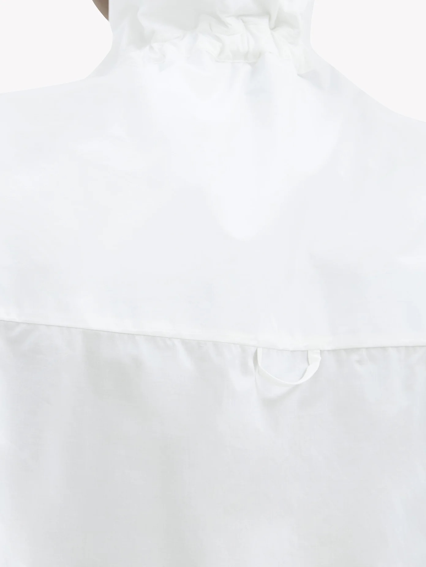 Ruffled cotton-poplin blouse - 4