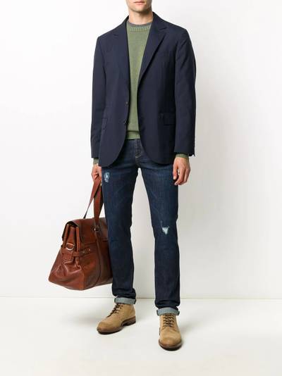 Brunello Cucinelli crew neck cashmere jumper outlook