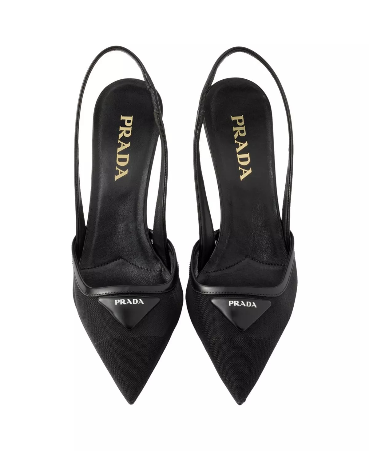 Women's Mesh Fabric Slingback Pumps - 3