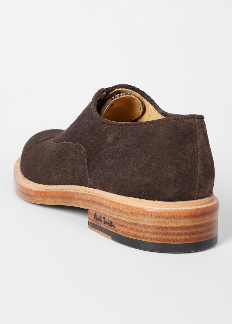 Dark Brown Suede 'Balthazar' Shoes 3