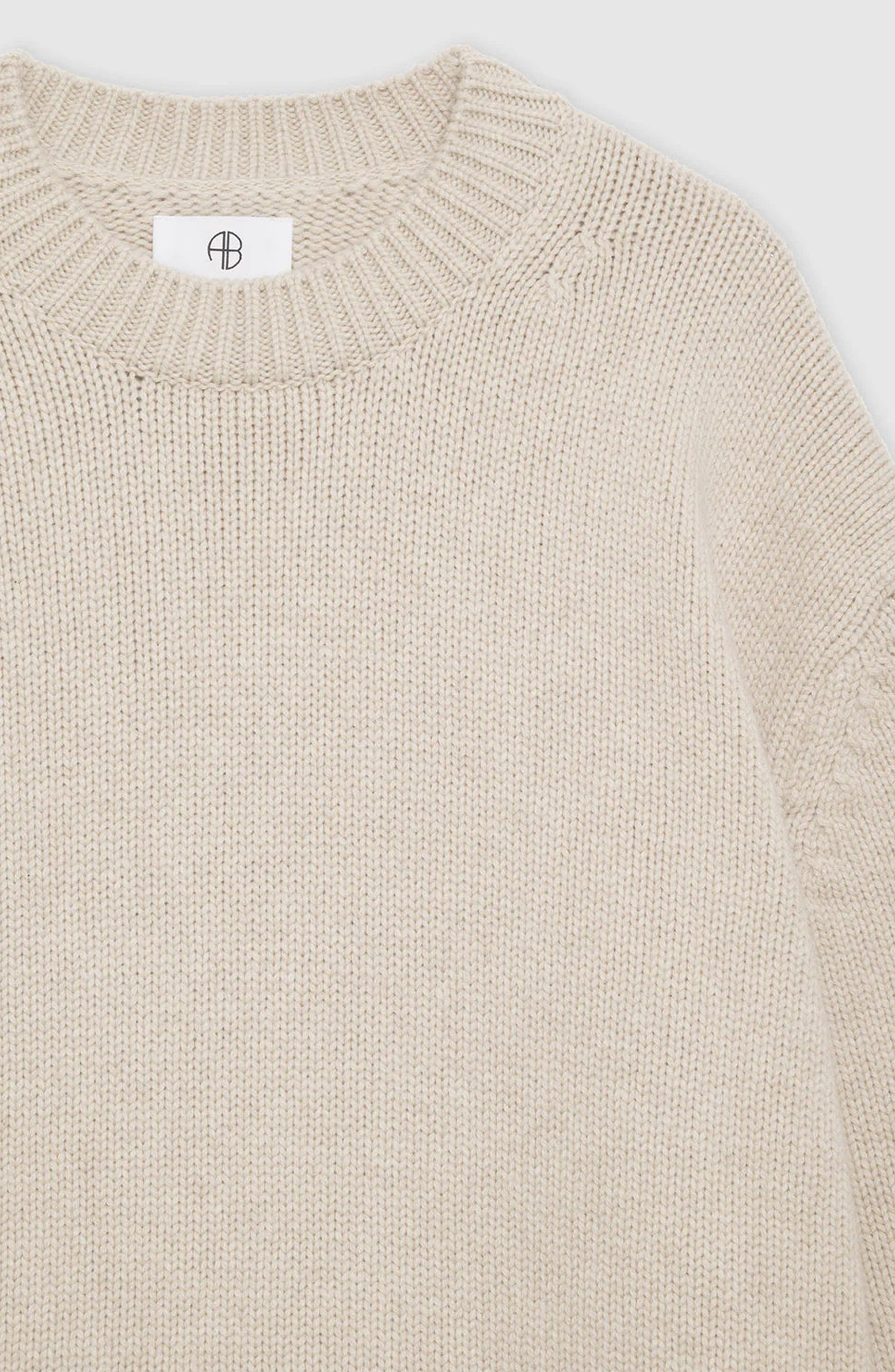ANINE BING Rosie Sweater in Oatmeal at Nordstrom - 3