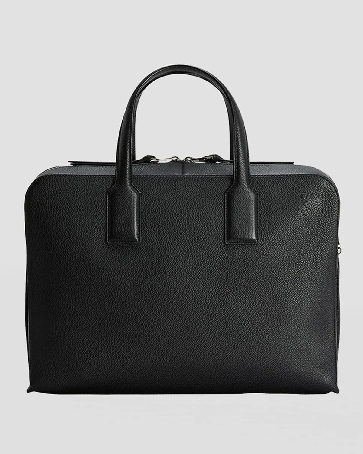 Men's Goya Thin Leather Briefcase Bag - 1