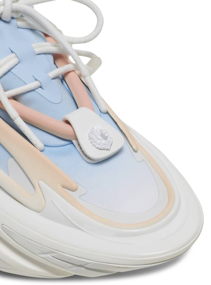 Multicoloured Unicorn trainers in neoprene and leather 6