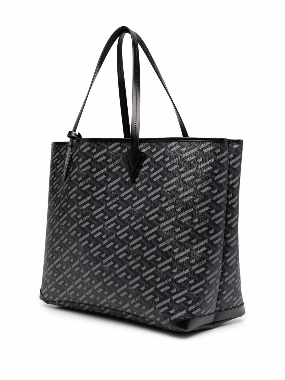 logo print shopper tote - 3