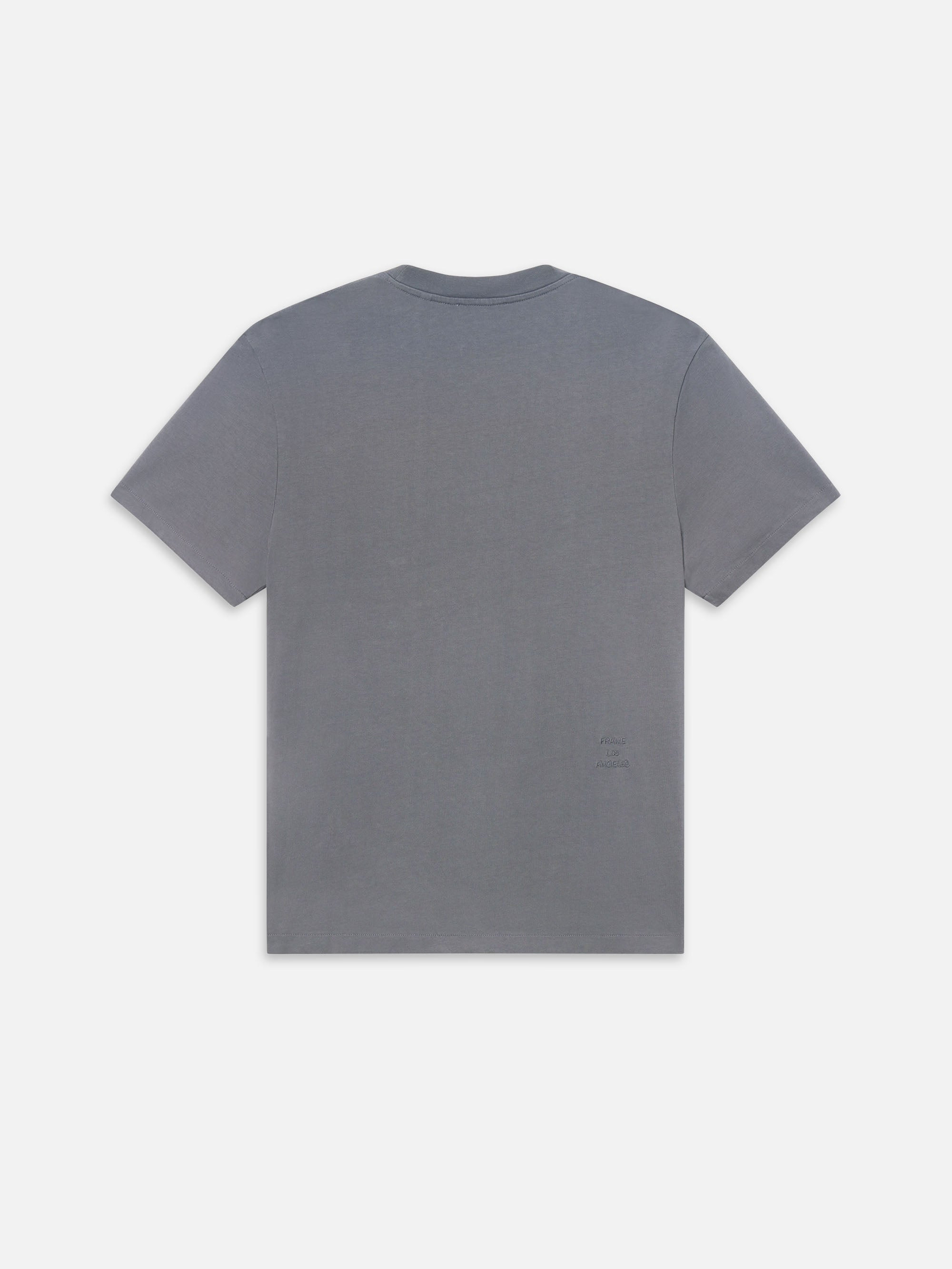 Frame Logo Tee in Old Blue - 3