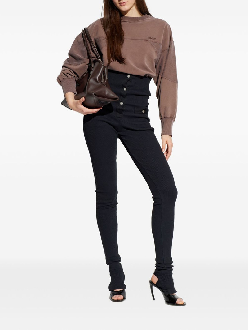 THE ATTICO panelled sweatshirt outlook