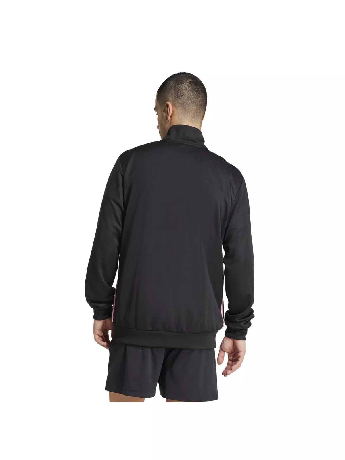 Men's Tiro 25 Essentials Training Track Top -Black/Pink - 2