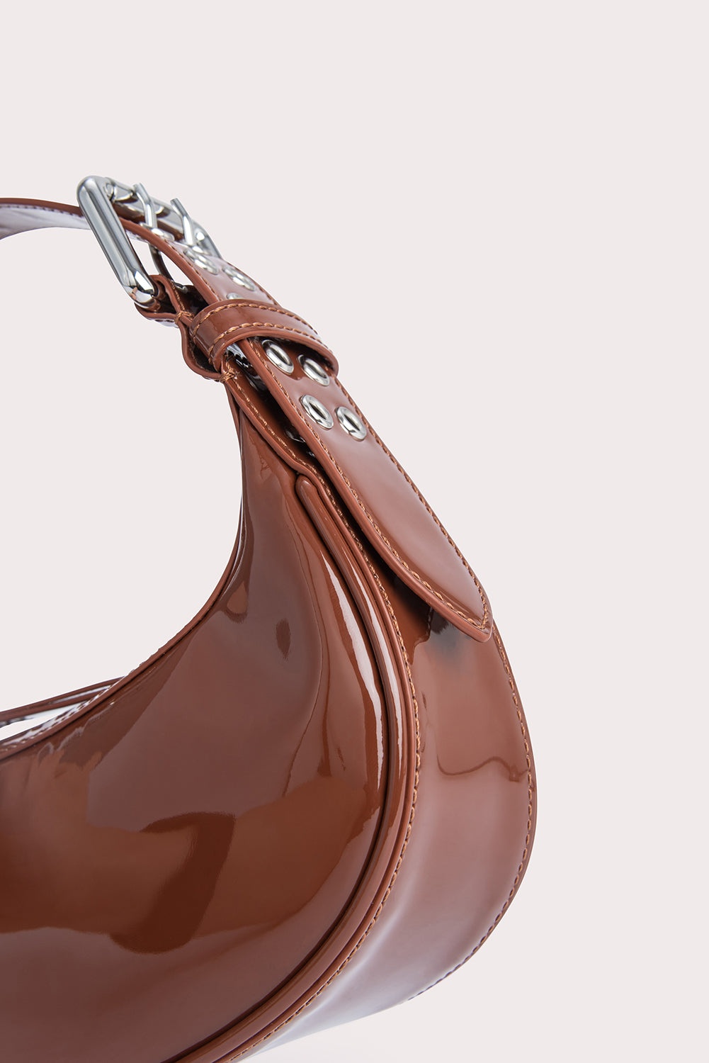 Mini Soho Chocolate Patent Leather - 5