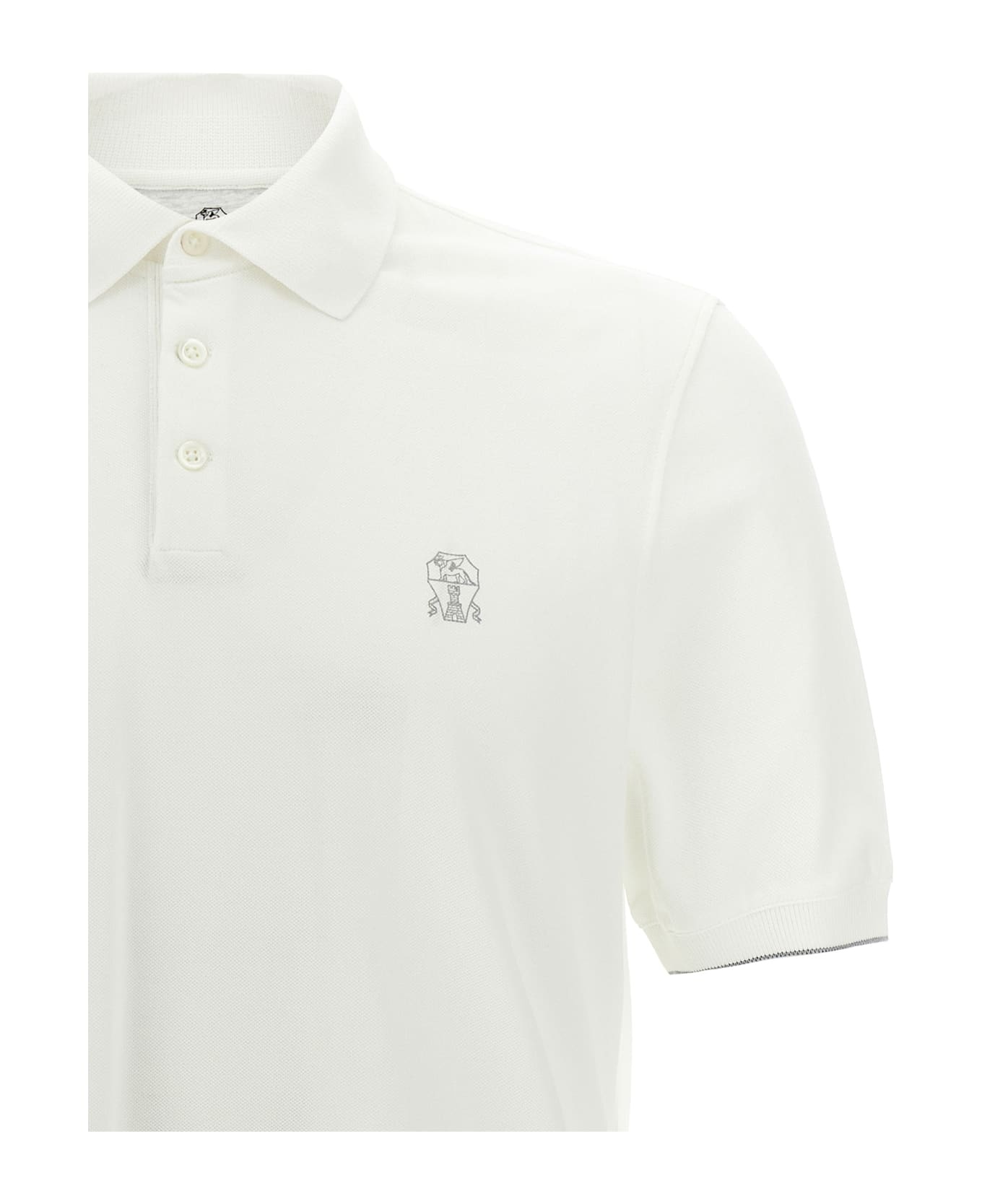 Logo Piqué Polo Shirt - 3