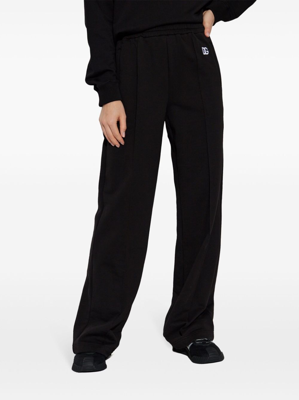 logo-embroidered track pants - 2