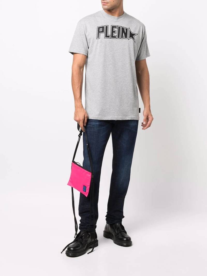 PHILIPP PLEIN Plein Star logo print T-shirt outlook