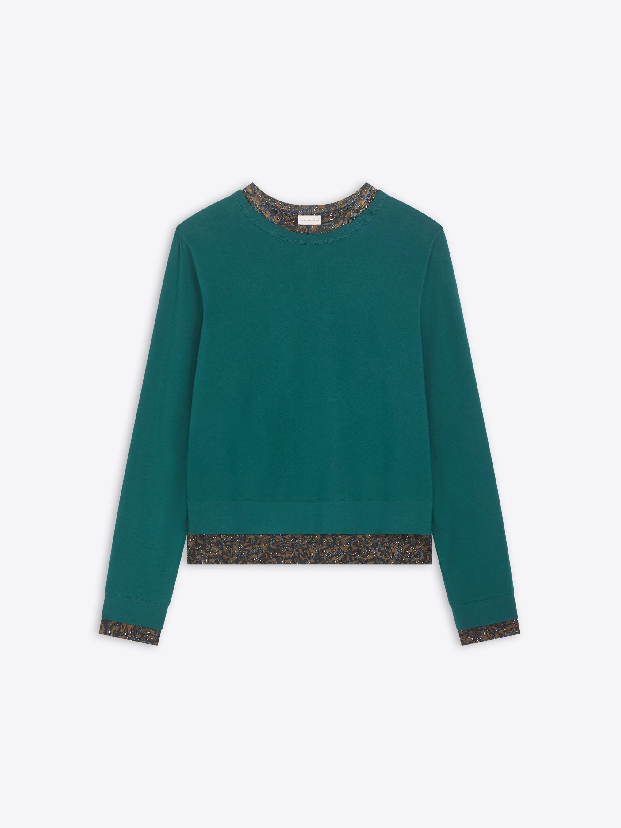 LAYERED COTTON TEE - 1