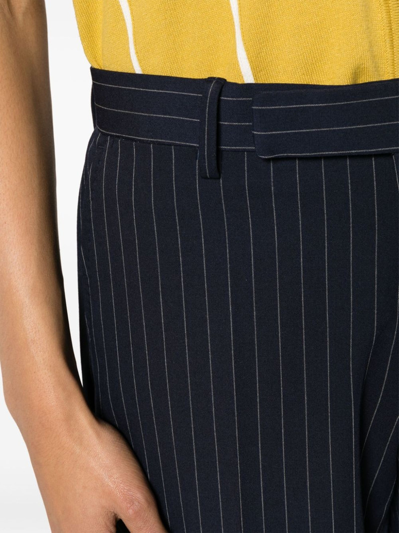 pinstripe slim-leg trousers 5