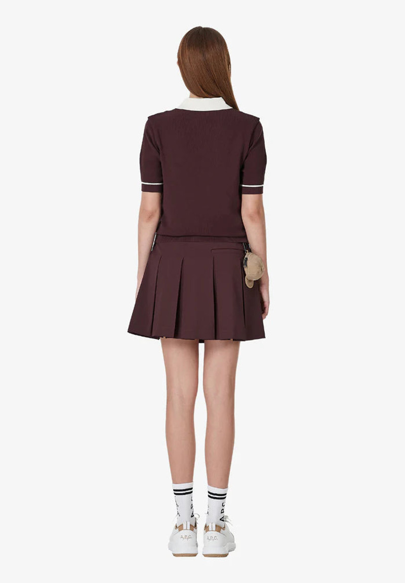 A.P.C. POLO WITH CONTRAST COLLAR outlook
