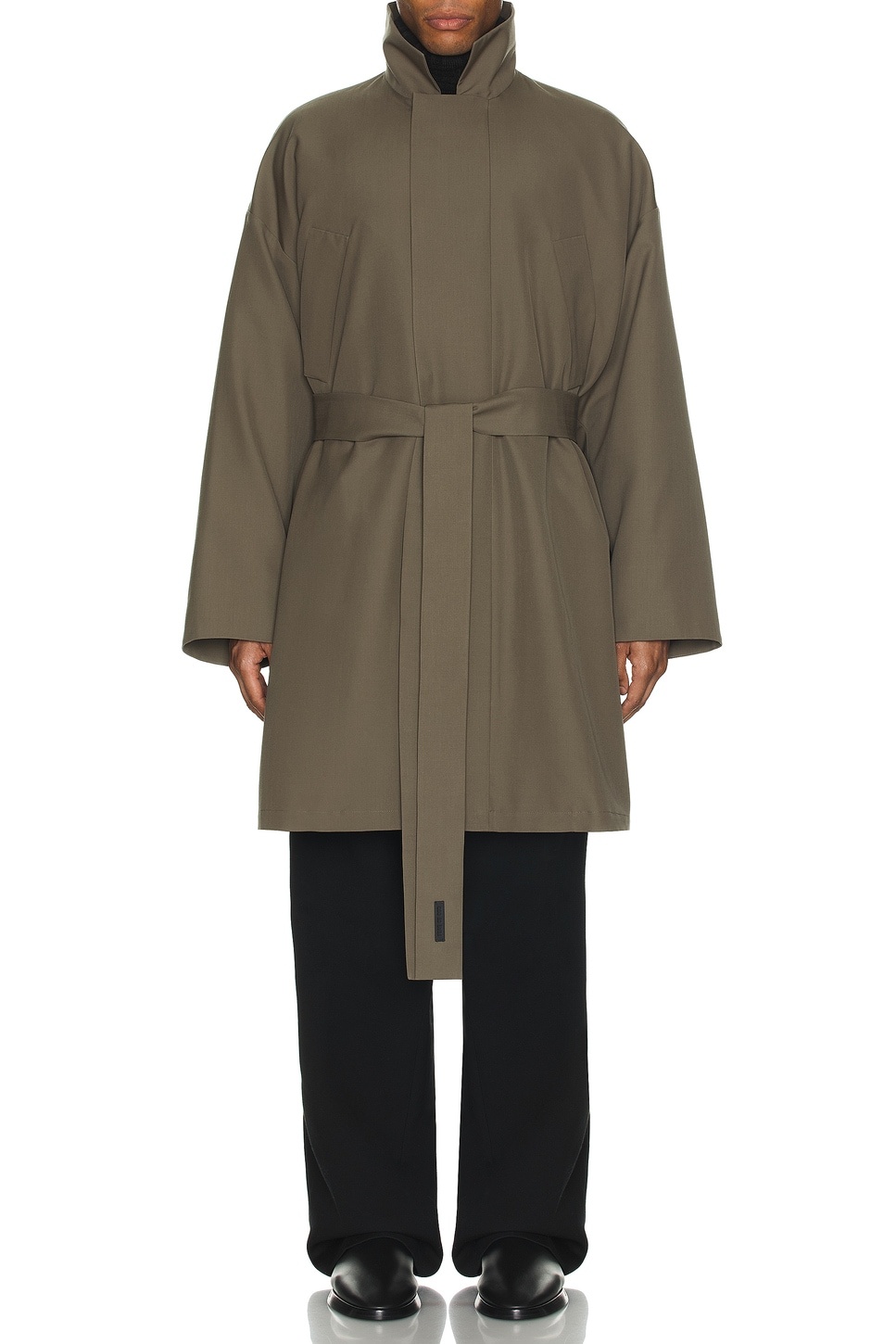 Wool Crepe Trench - 5