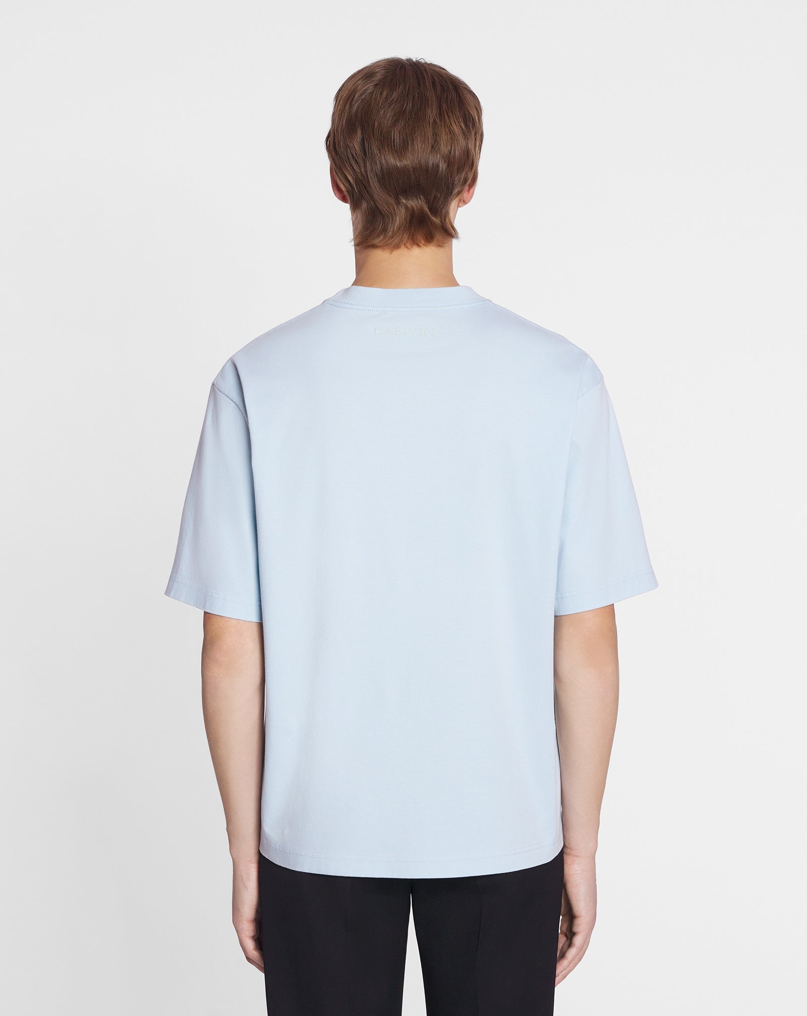 FLORAL EMBROIDERY LOOSE-FIT T-SHIRT - 4