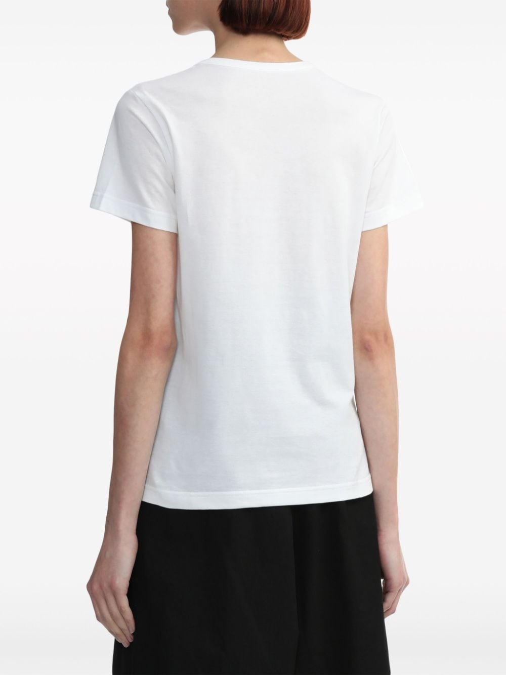 logo-print cotton T-shirt - 4