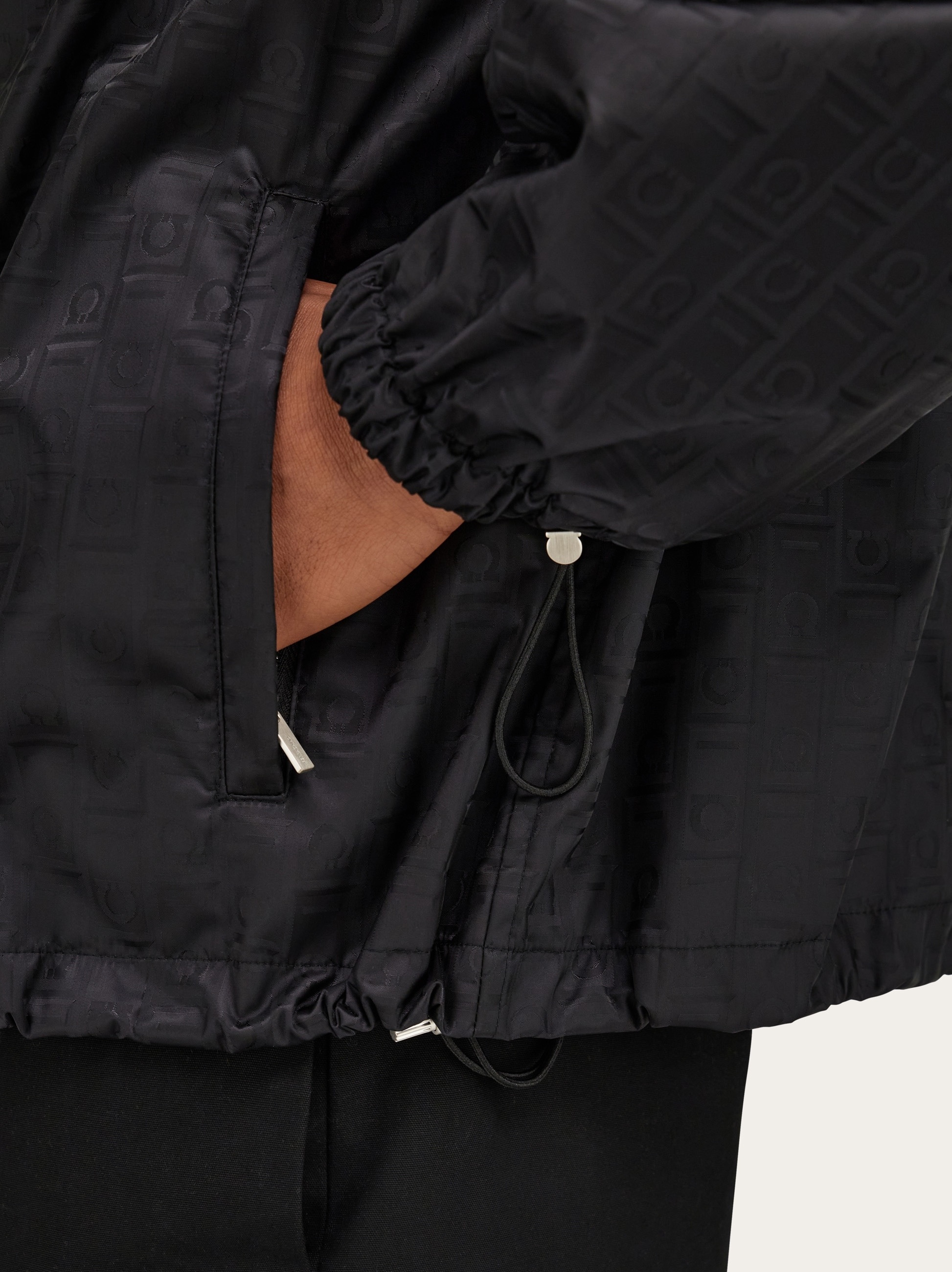Windbreaker with Ferragamo Monogram - 6