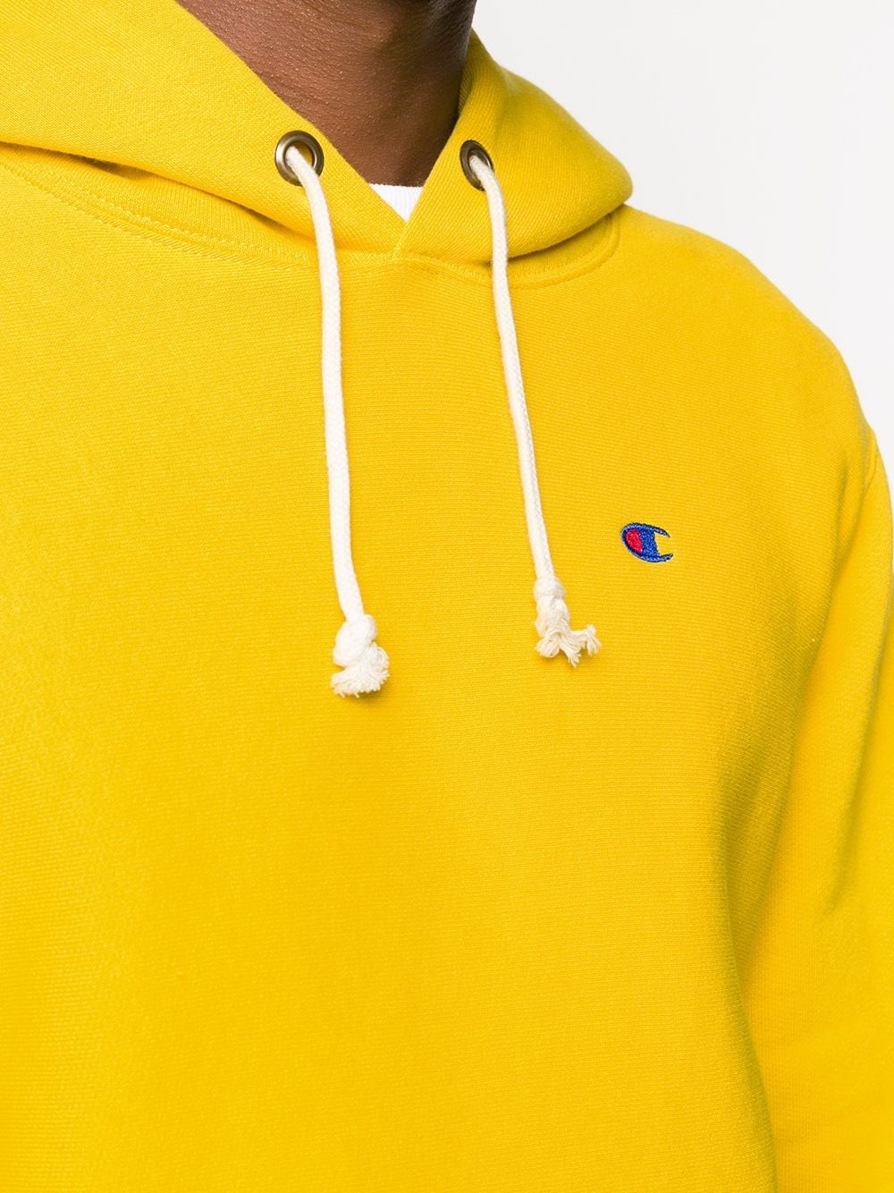 drawstring logo hoodie - 5