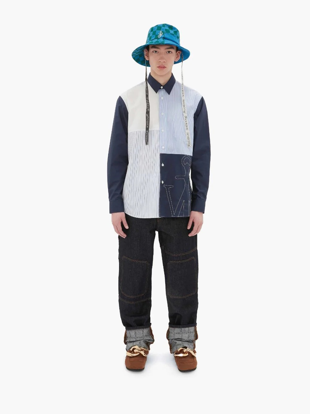 RELAXED PATCHWORK SHIRT - 2