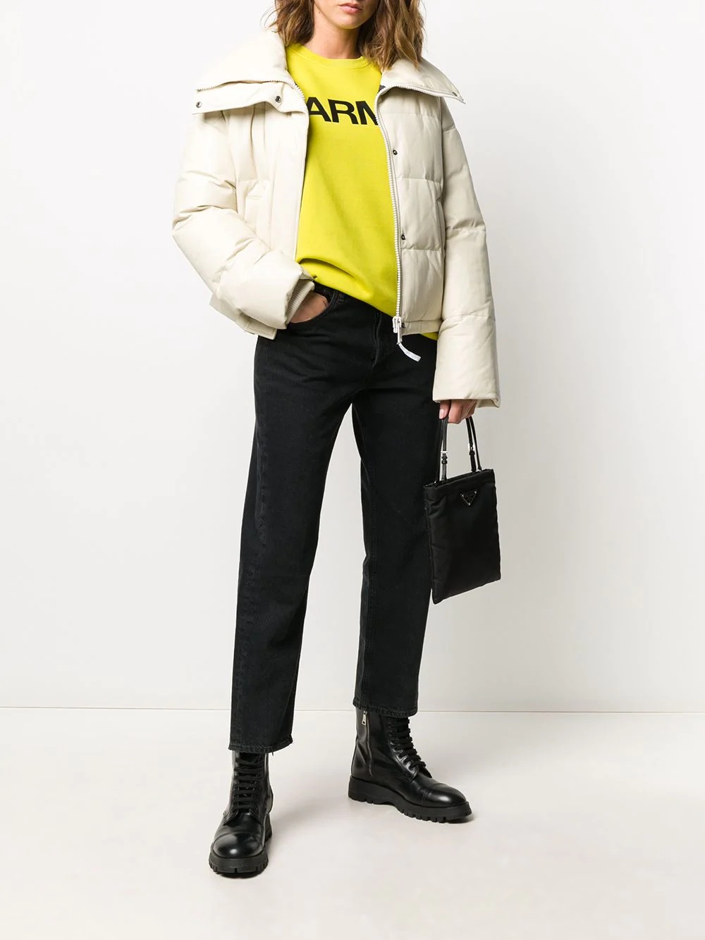 cream puffer jacket - 2