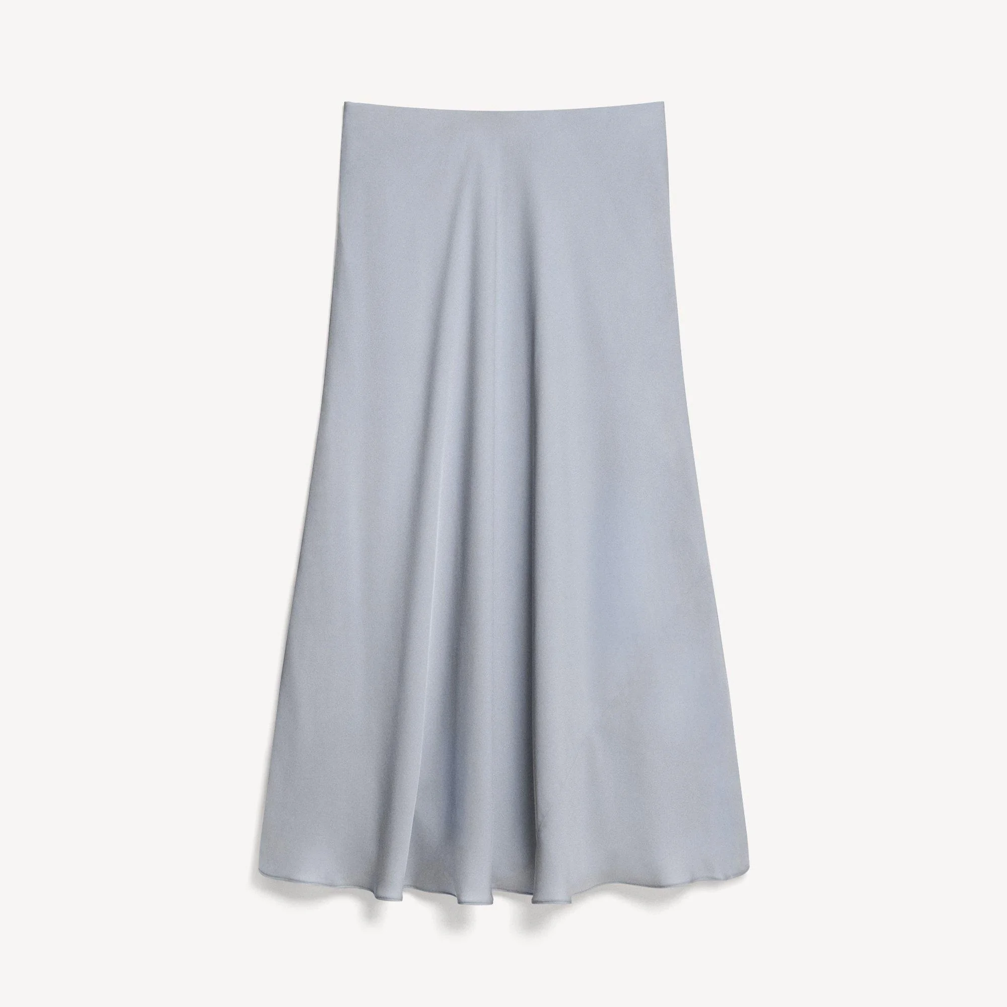 Fluid Pull-On Skirt in Silk Georgette - 1