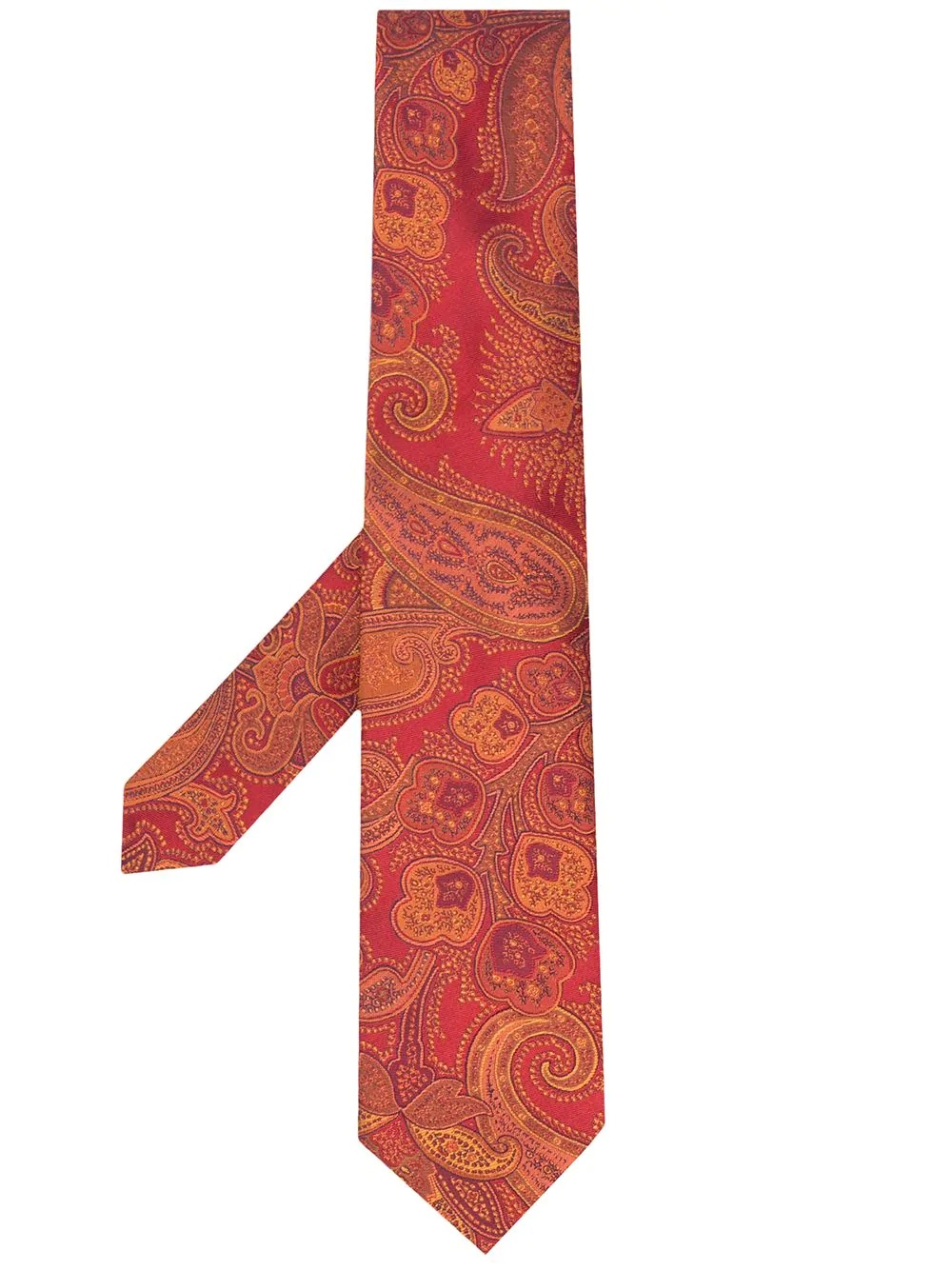 Paisley silk tie - 1