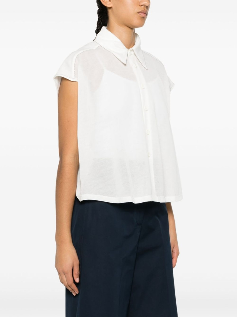 fine-knit sleeveless shirt 3