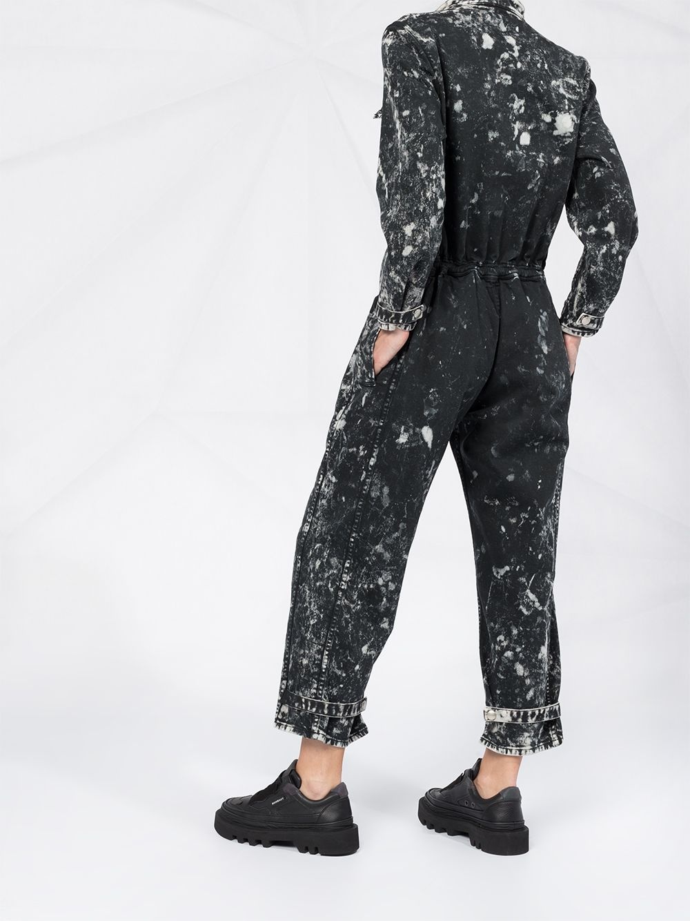 Holly galaxy-wash denim jumpsuit - 6