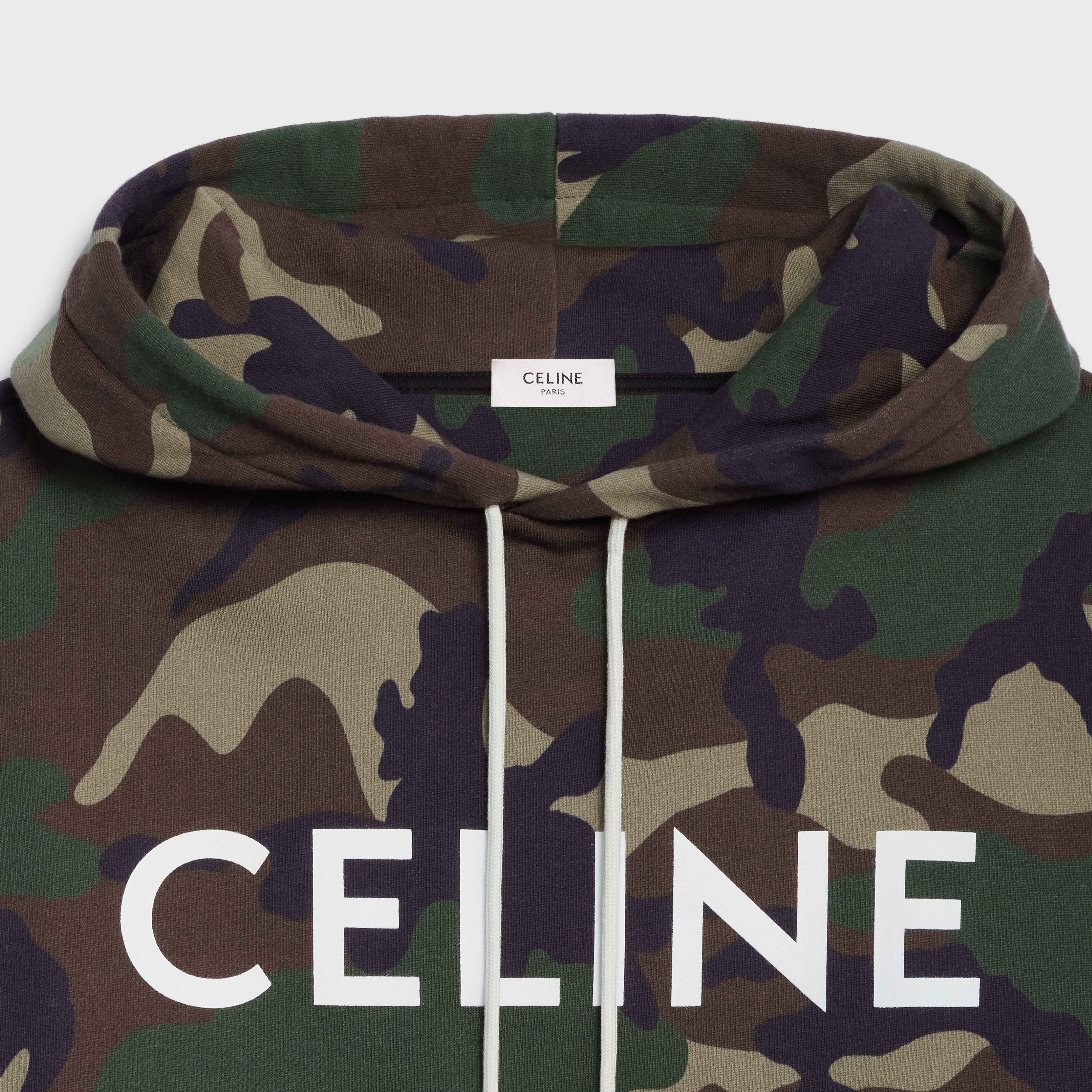 CELINE LOOSE SWEATSHIRT IN CAMOUFLAGE COTTON - 2