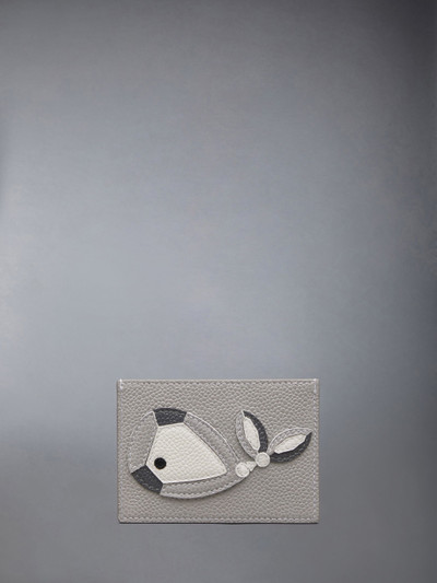 Thom Browne whale-appliqué pebbled cardholder outlook
