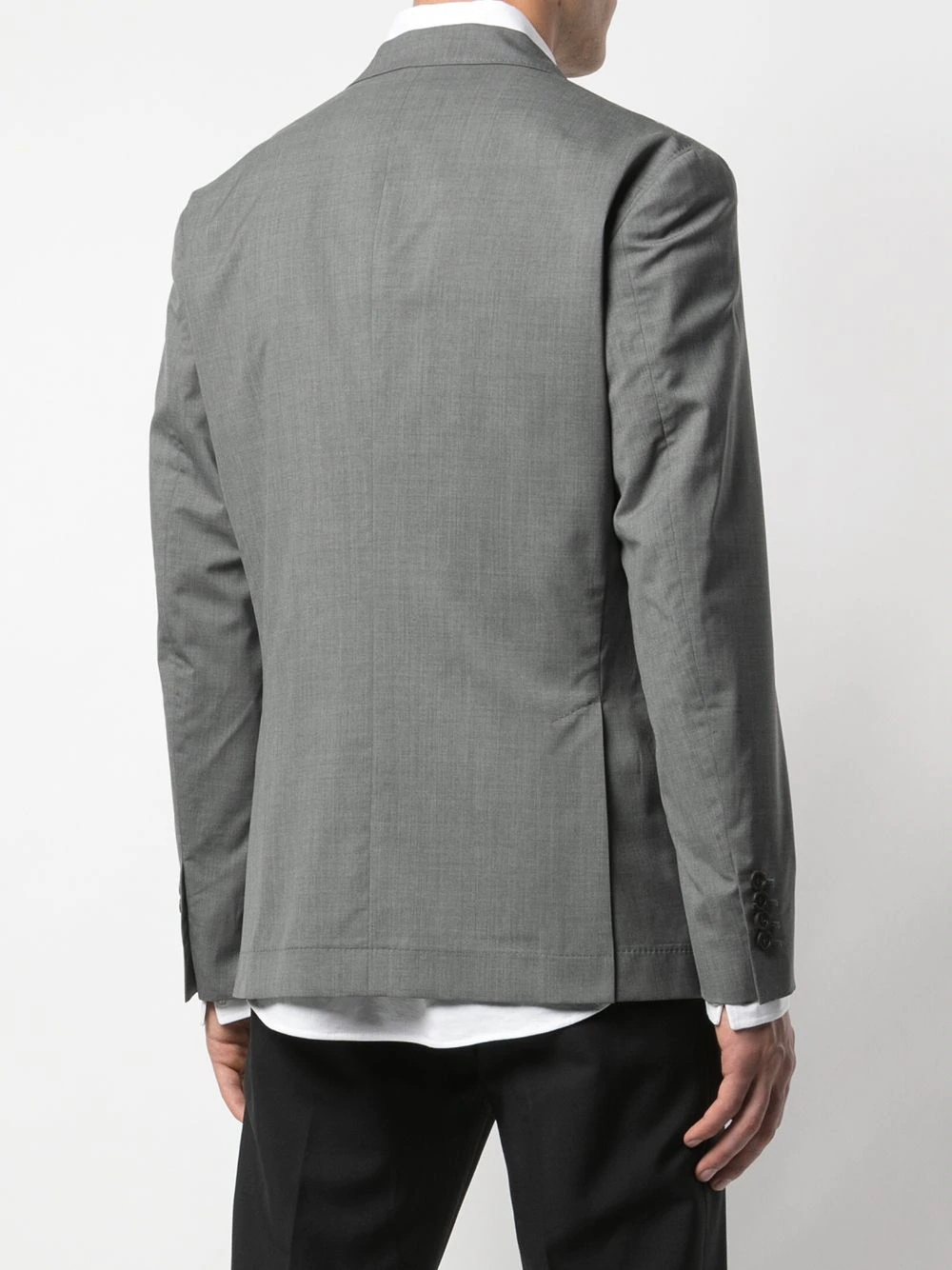 V-neck suit jacket - 4