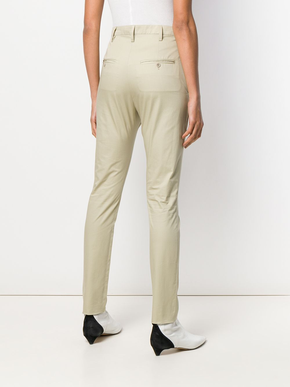 high-waisted tapered trousers - 4