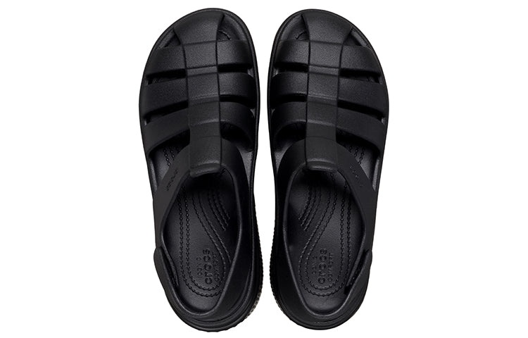 (WMNS) Crocs Stomp Fisherman Sandals 'Black' 209938-001 - 4