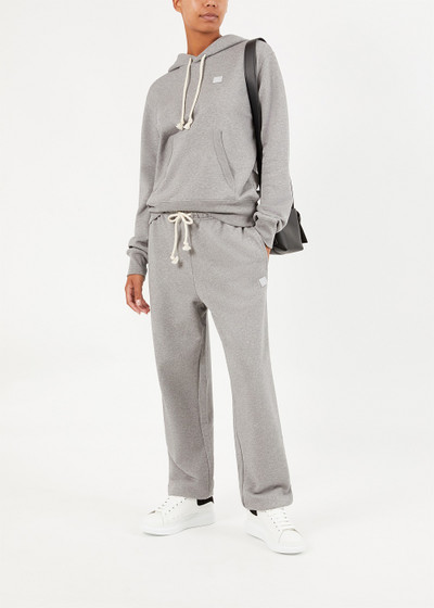 Acne Studios Light Grey Face Patch Hoodie outlook