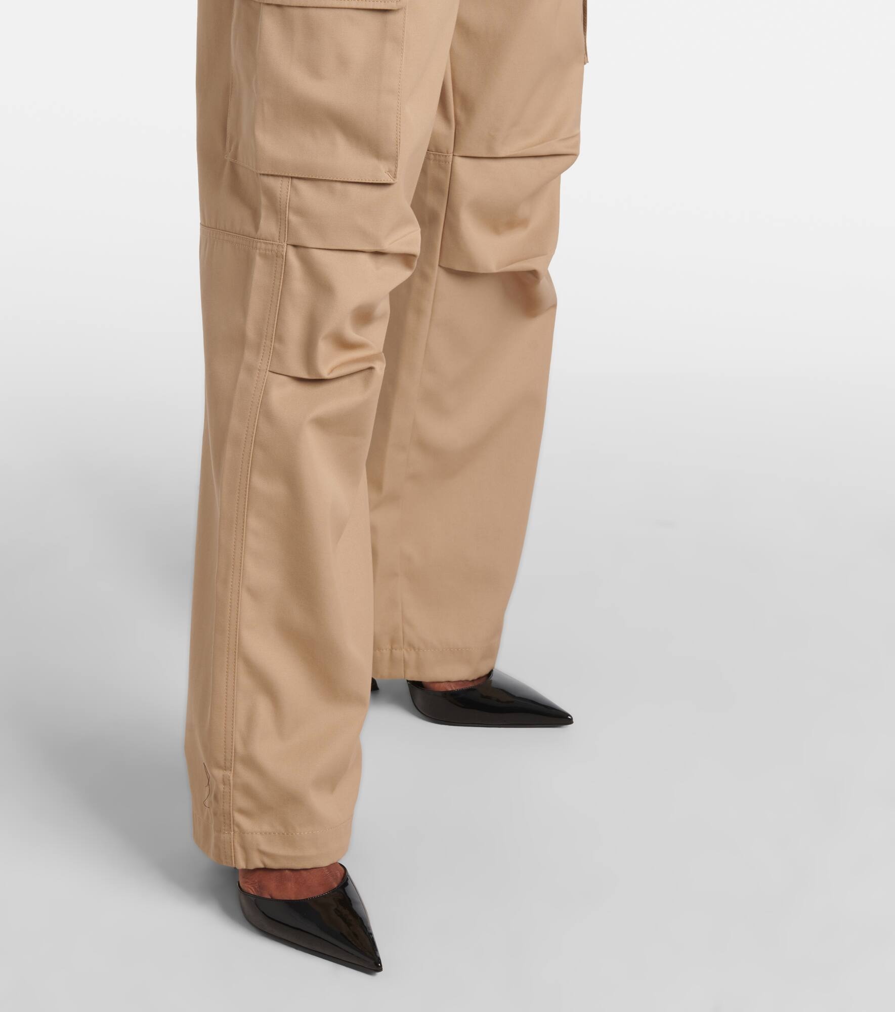 Cotton cargo pants - 5