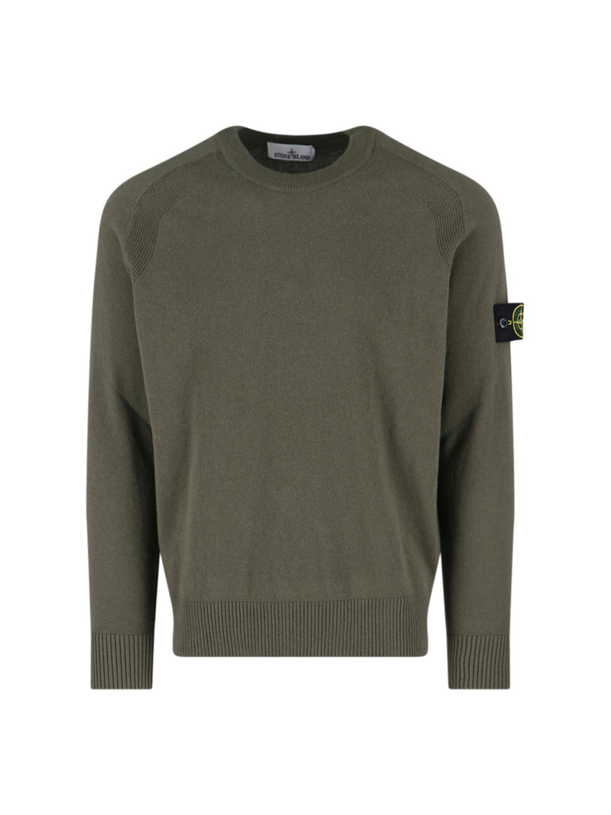 VIRGIN WOOL LOGO SWEATER - 1