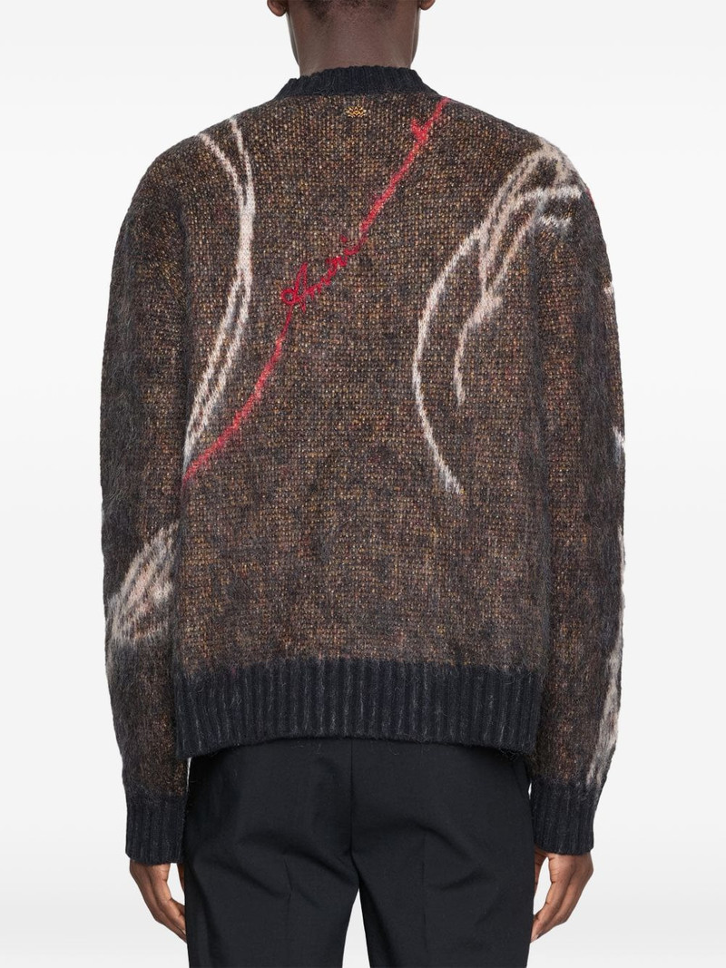 AMIRI floral sweater outlook