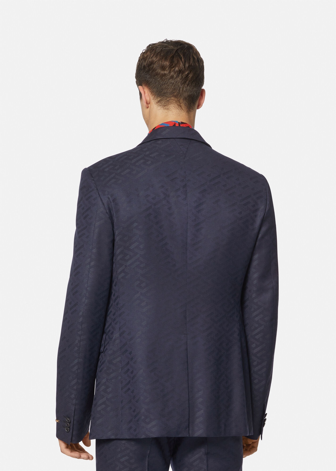 La Greca Wool Jacquard Blazer - 3