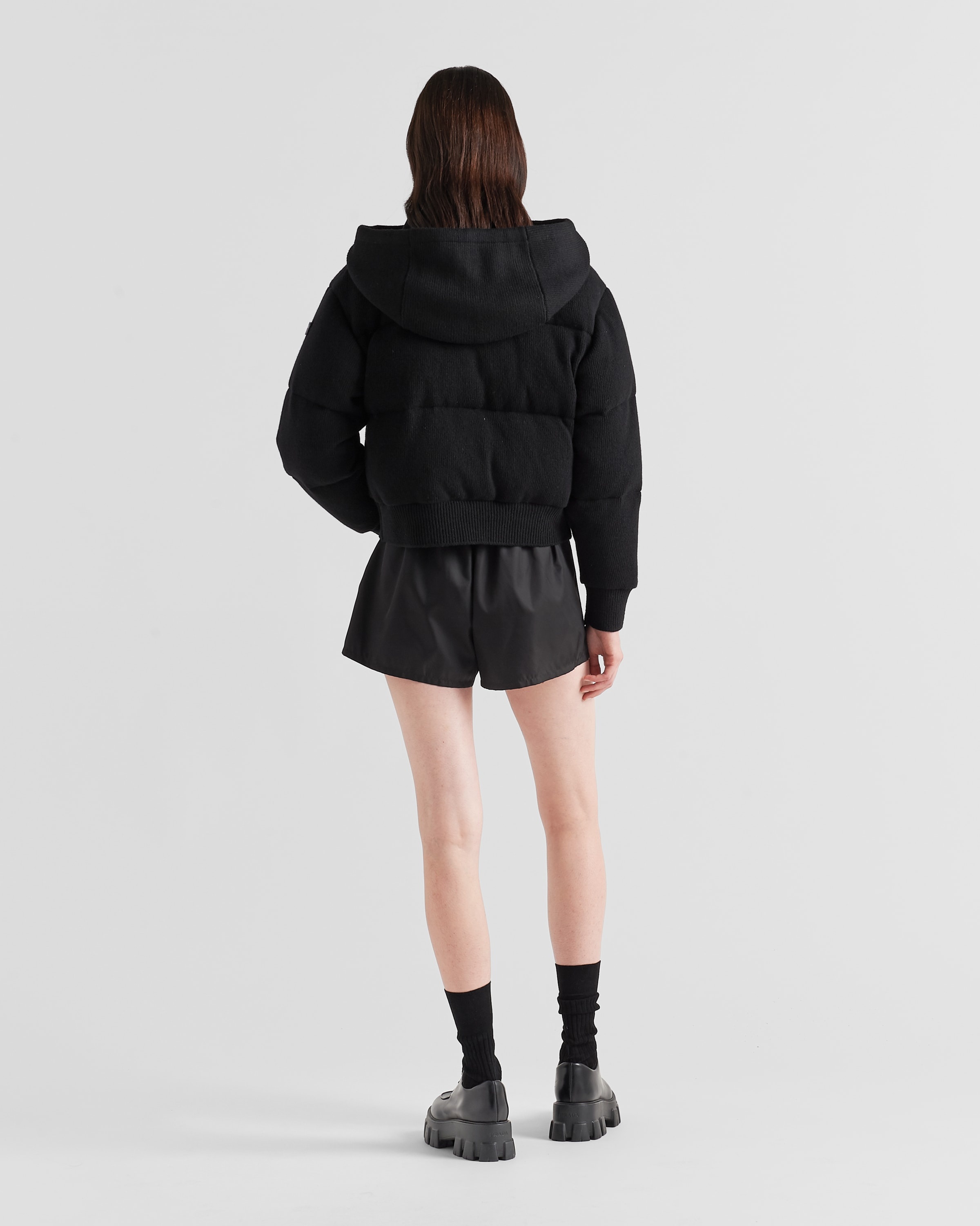 Wool and cashmere down jacket - 5