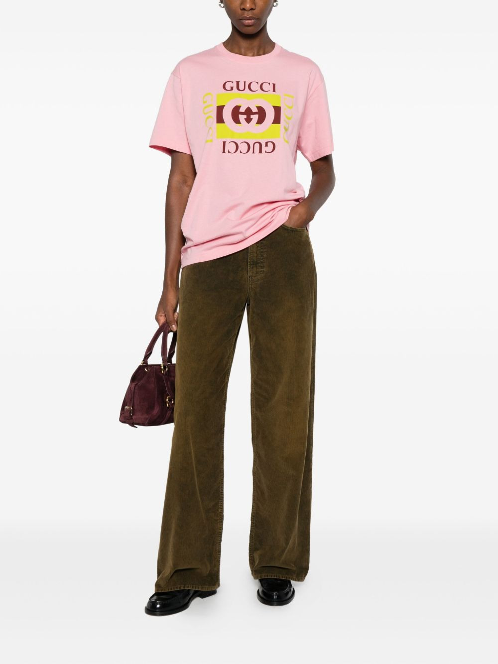 logo-print cotton T-shirt - 2
